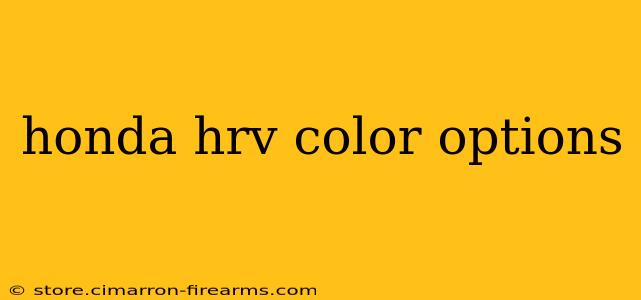 honda hrv color options