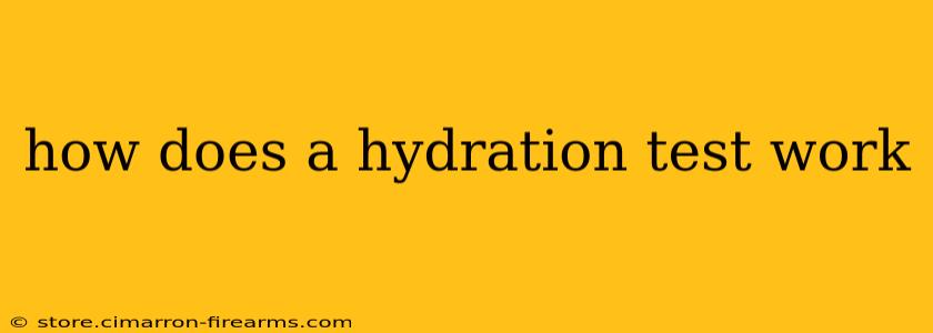 how does a hydration test work