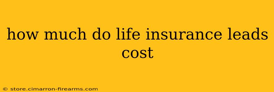 how much do life insurance leads cost