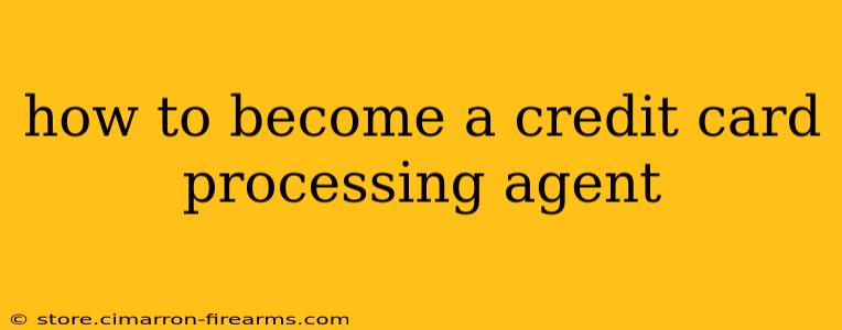 how to become a credit card processing agent