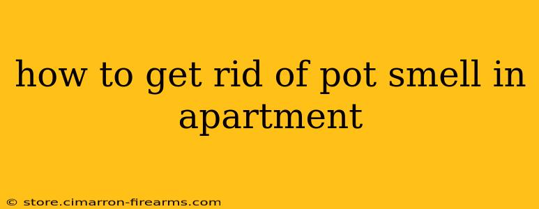 how to get rid of pot smell in apartment