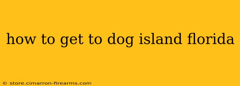 how to get to dog island florida