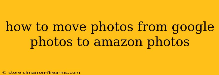 how to move photos from google photos to amazon photos