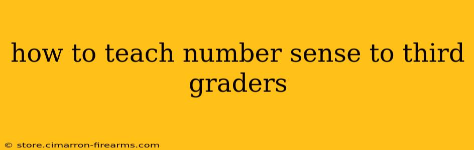 how to teach number sense to third graders