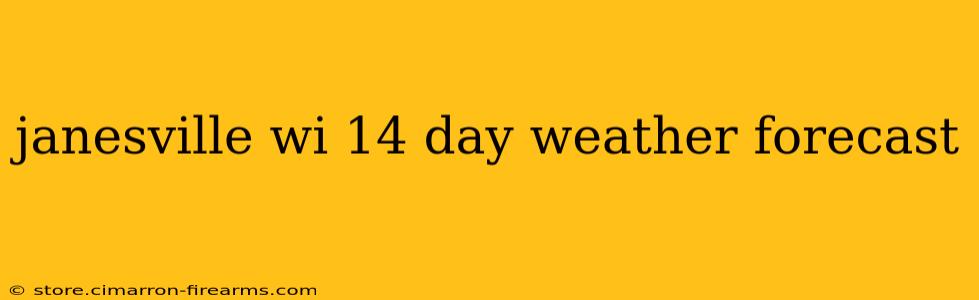 janesville wi 14 day weather forecast