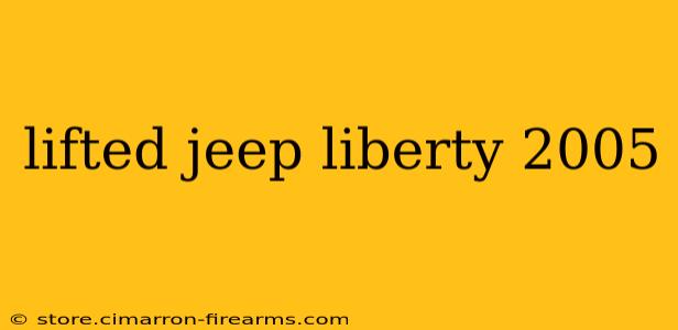 lifted jeep liberty 2005