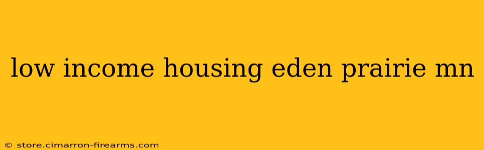 low income housing eden prairie mn