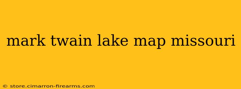 mark twain lake map missouri