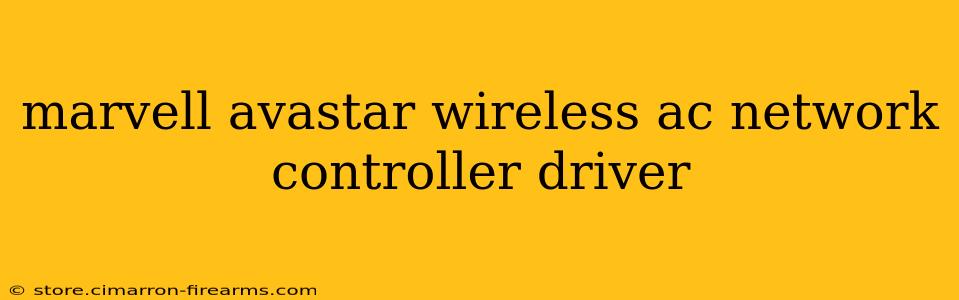 marvell avastar wireless ac network controller driver