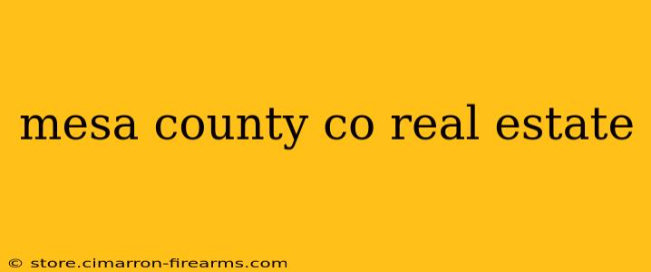 mesa county co real estate