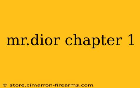 mr.dior chapter 1