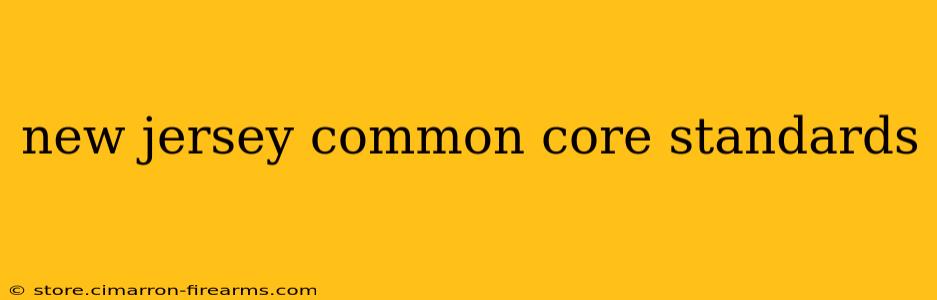 new jersey common core standards