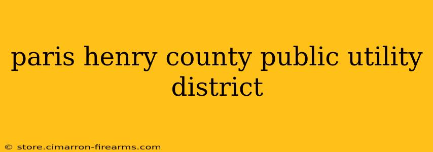 paris henry county public utility district