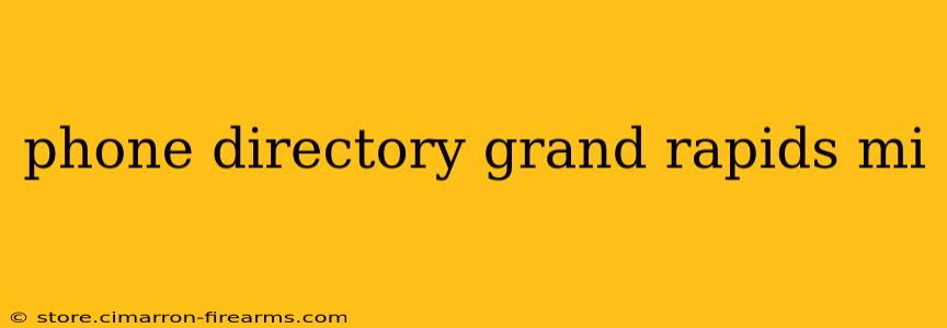 phone directory grand rapids mi