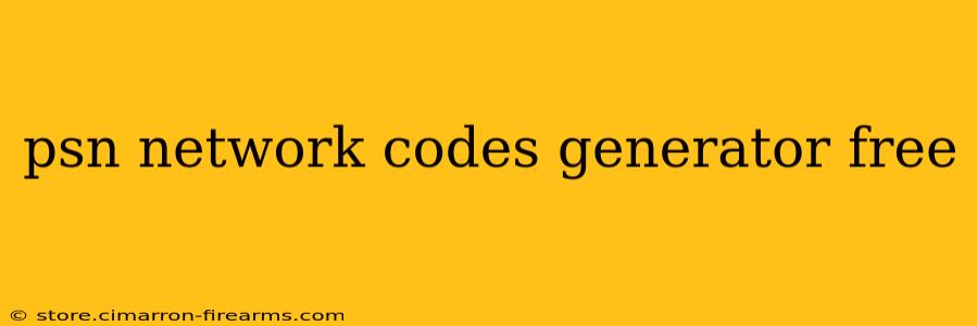 psn network codes generator free