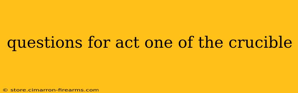 questions for act one of the crucible