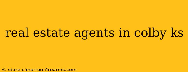 real estate agents in colby ks