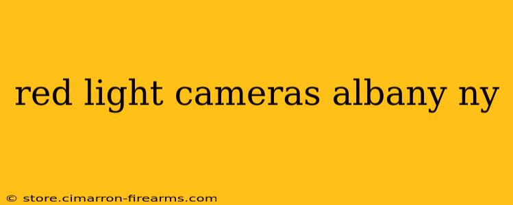 red light cameras albany ny