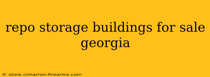 repo storage buildings for sale georgia