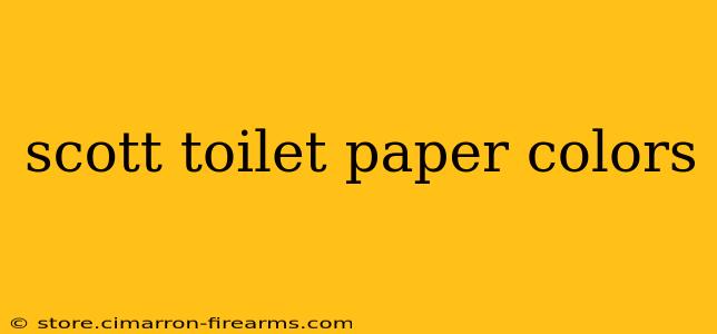 scott toilet paper colors