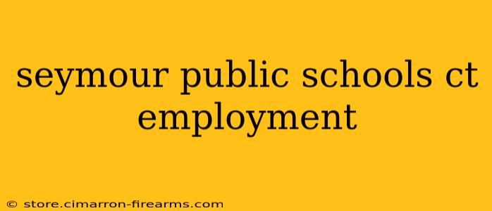 seymour public schools ct employment