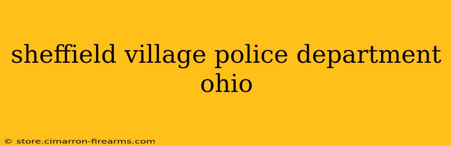 sheffield village police department ohio