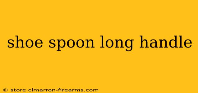 shoe spoon long handle