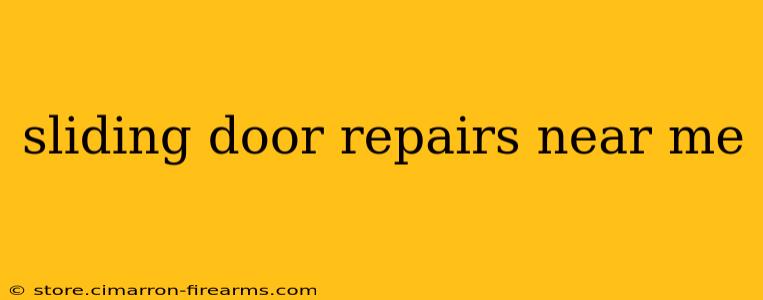 sliding door repairs near me