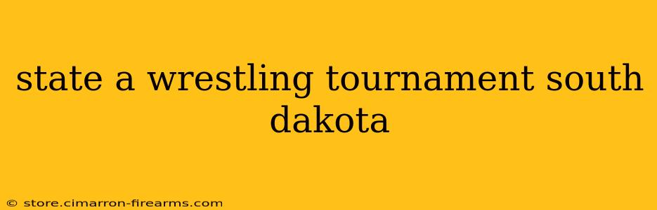 state a wrestling tournament south dakota