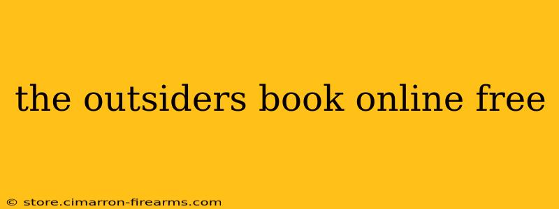 the outsiders book online free