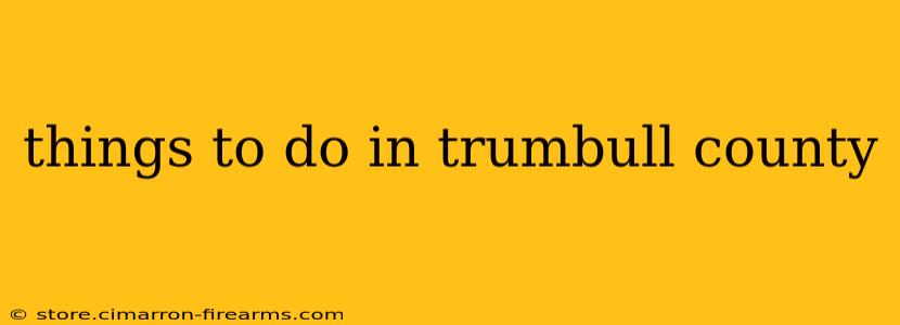 things to do in trumbull county