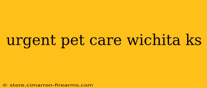 urgent pet care wichita ks