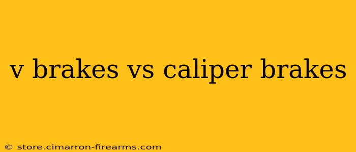 v brakes vs caliper brakes