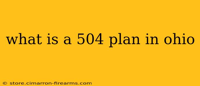 what is a 504 plan in ohio