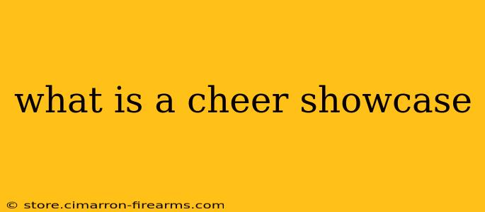 what is a cheer showcase