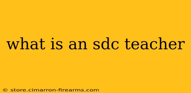 what is an sdc teacher