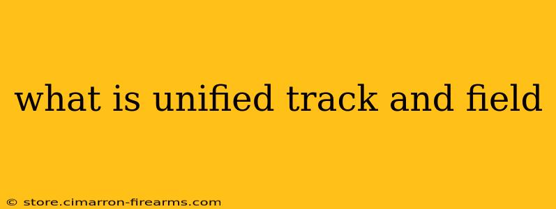 what is unified track and field