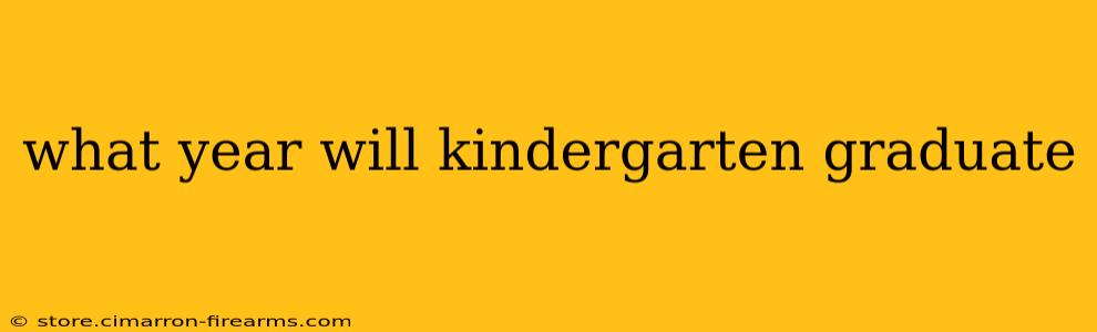 what year will kindergarten graduate