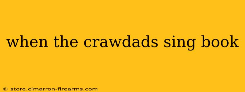 when the crawdads sing book