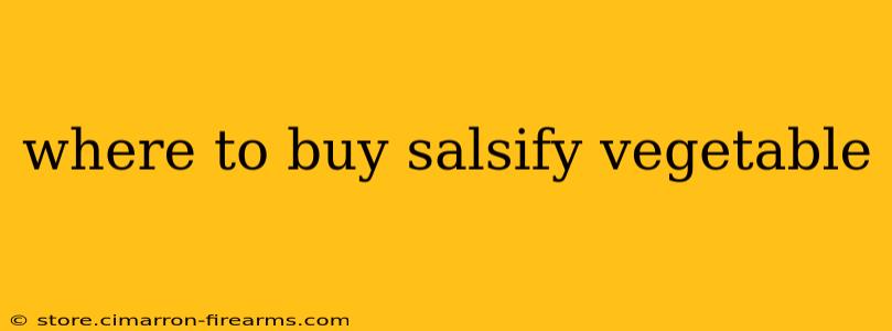 where to buy salsify vegetable