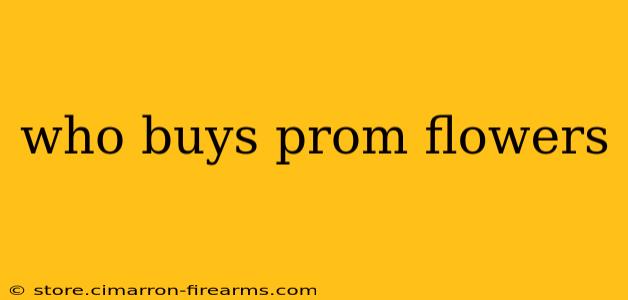 who buys prom flowers