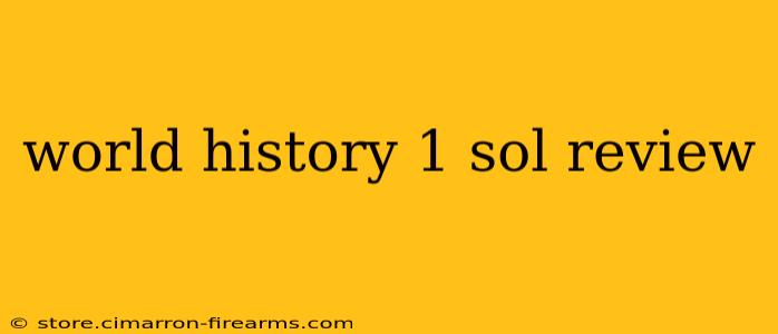 world history 1 sol review